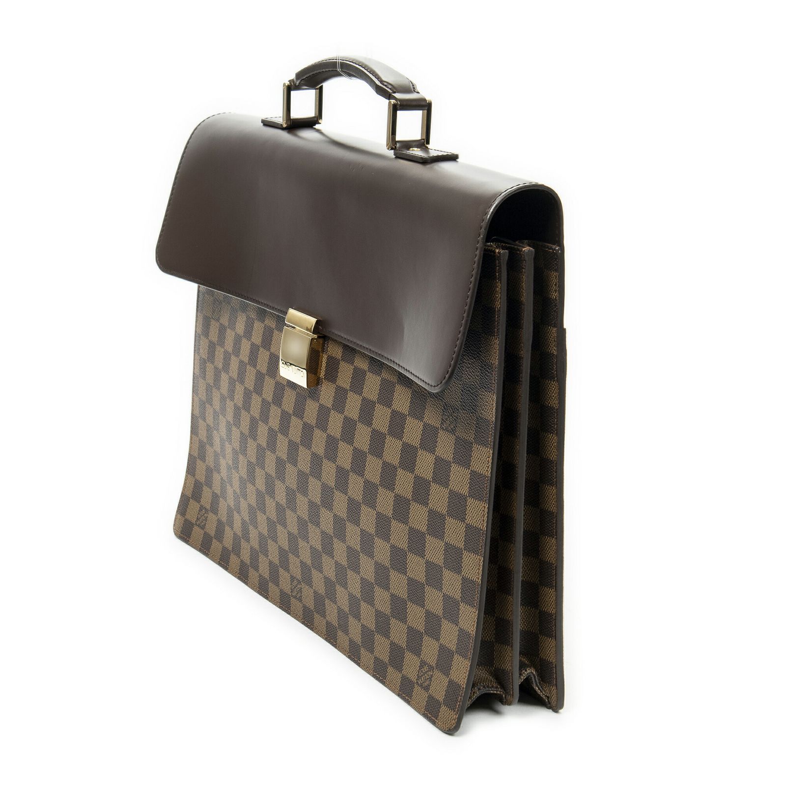 LOUIS VUITTON ルイヴィトンアルトナ茶色ダミエ エベヌA