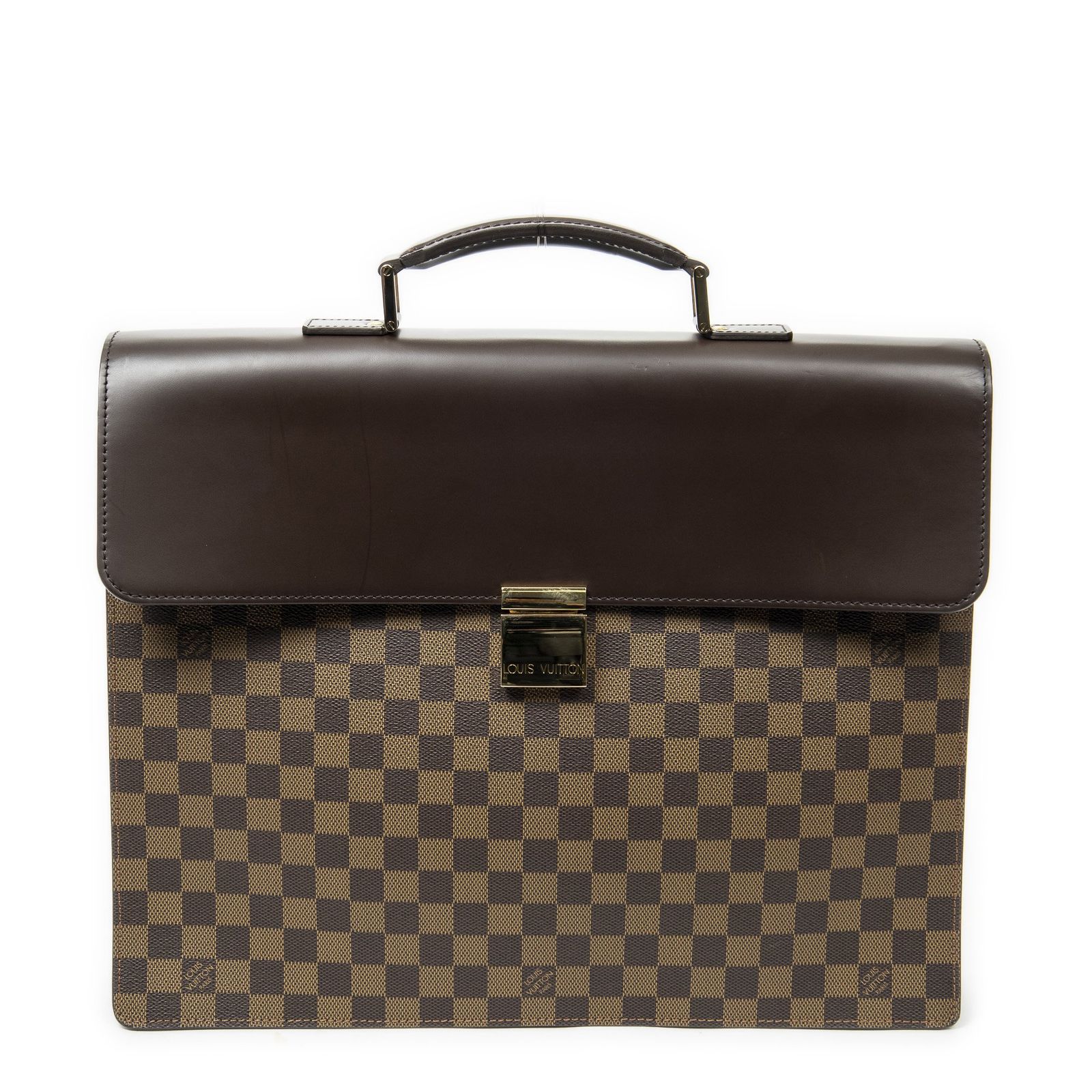 LOUIS VUITTON ルイヴィトンアルトナ茶色ダミエ エベヌA