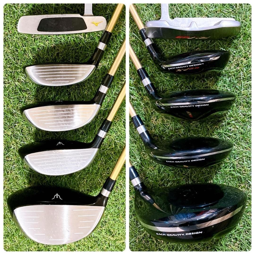 MIZUNO RV03 ミズノ メンズゴルフセット 豪華13本 初心者 SR 右 - メルカリ