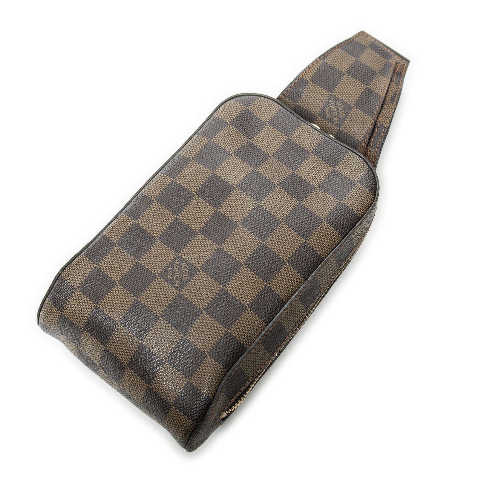 LOUIS VUITTON ルイヴィトンジェロニモス茶色ダミエ エベヌA