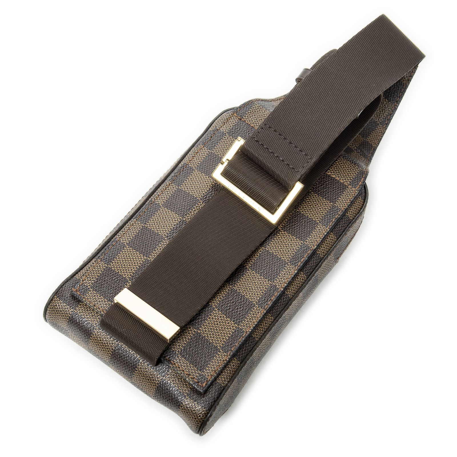 LOUIS VUITTON ルイヴィトンジェロニモス茶色ダミエ エベヌA