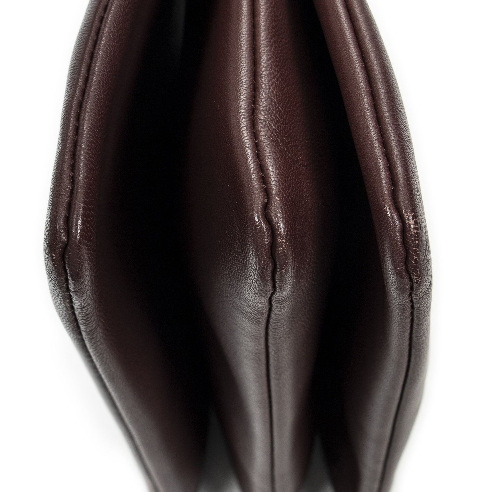 トリオ クロスボディバーガンディカーフスキンレザーA