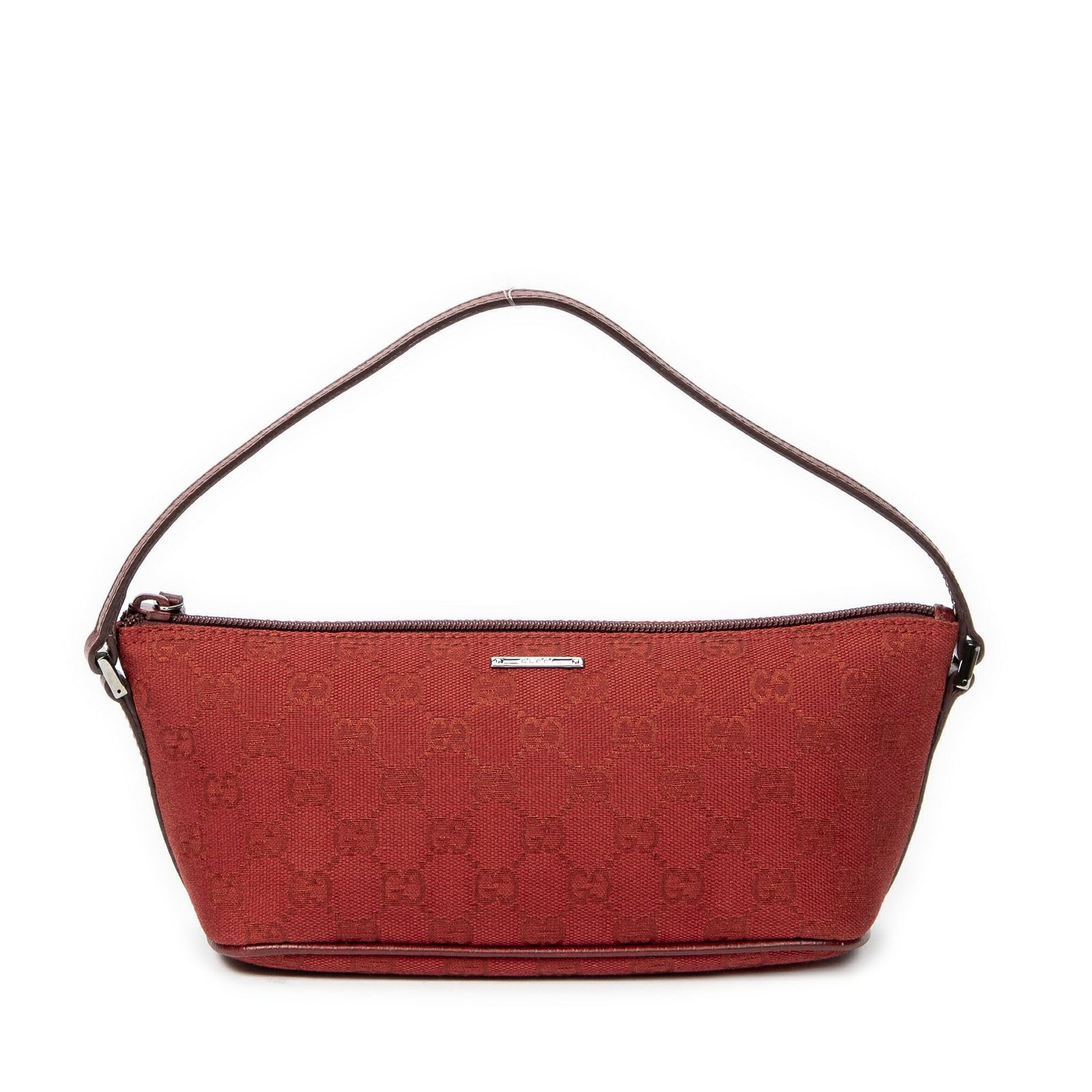 GUCCI グッチ ポーチ赤GGキャンバスA