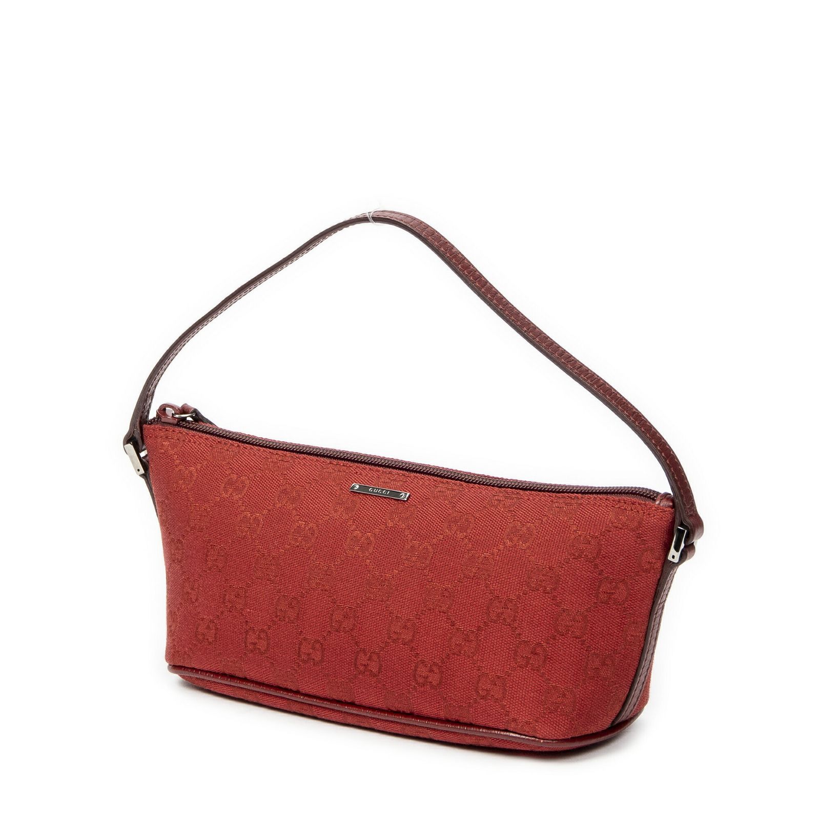 GUCCI グッチ ポーチ赤GGキャンバスA