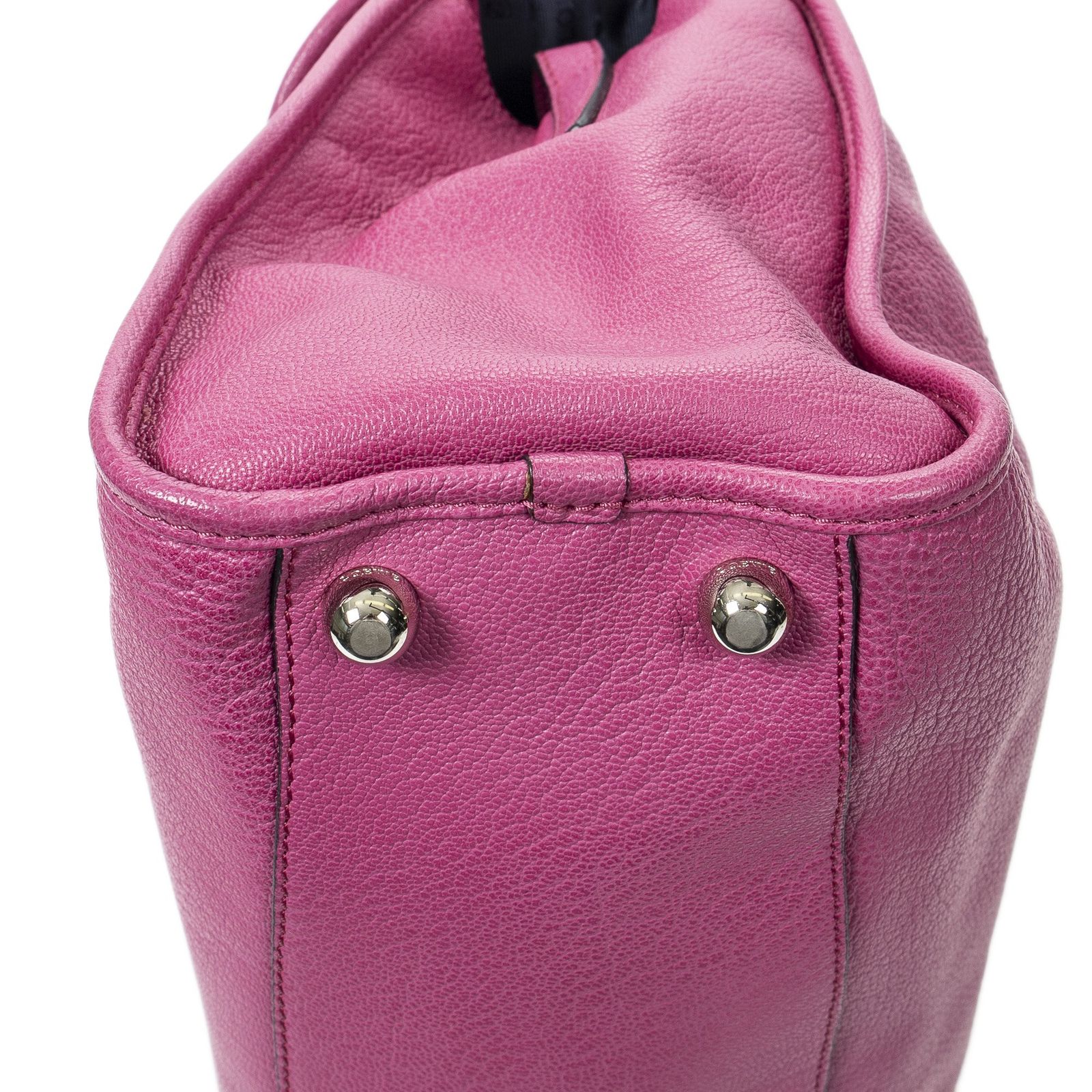 LOEWE ロエベアラモフューシャピンクゴートスキンレザーA