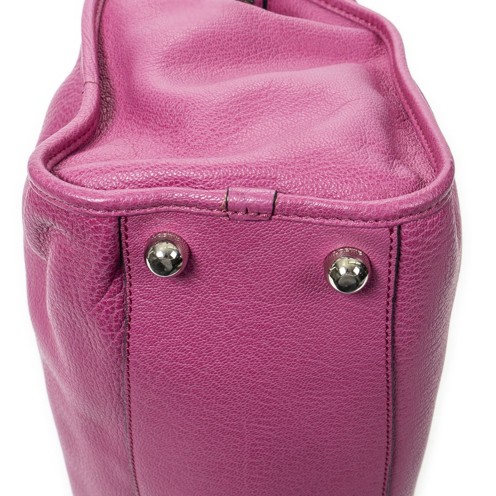 LOEWE ロエベアラモフューシャピンクゴートスキンレザーA