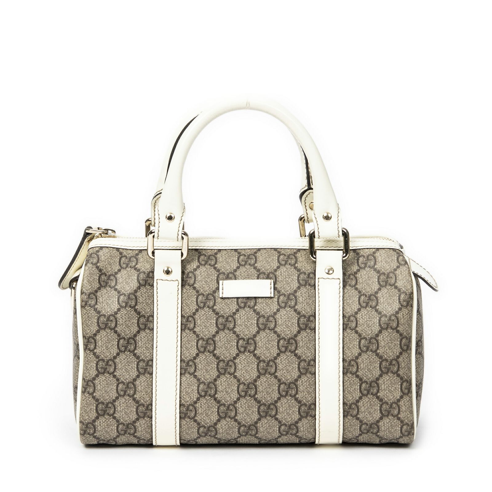 GUCCI グッチホワイト ベージュスプリームPVCキャンバスA