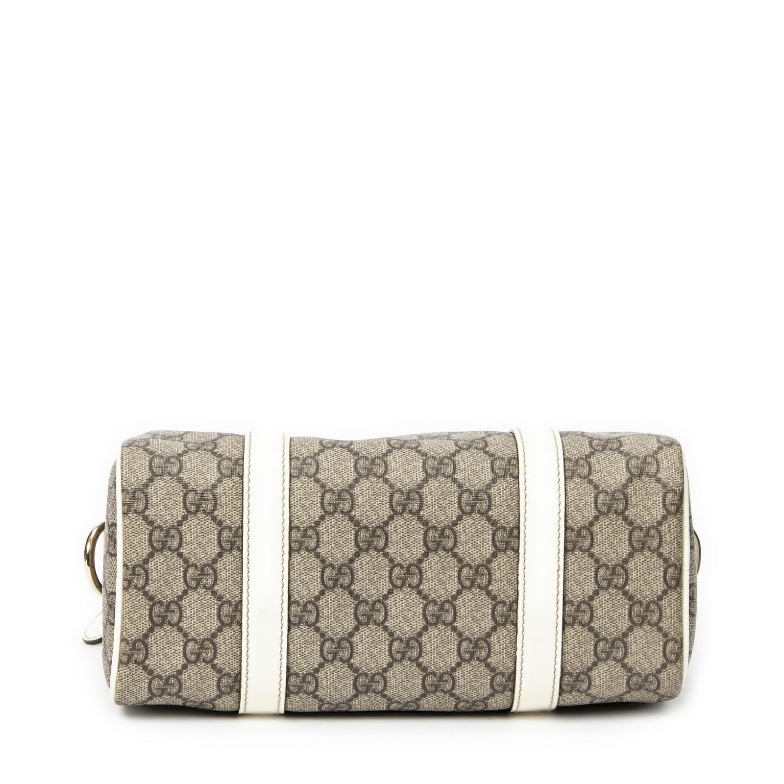 グッチホワイト ベージュスプリームPVCキャンバスA