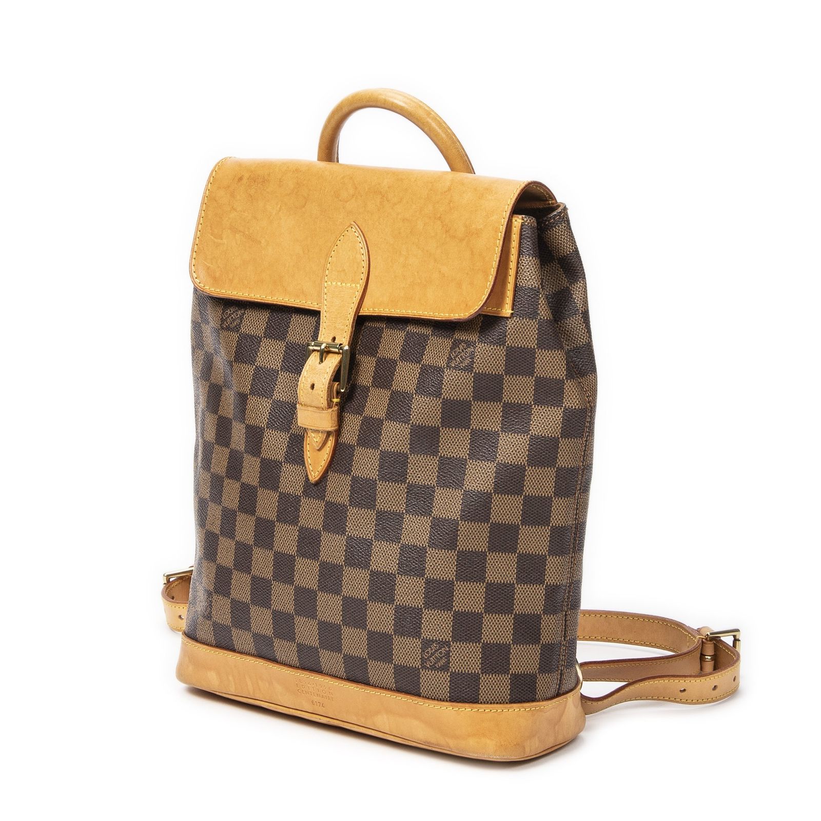 LOUIS VUITTON ルイヴィトンアルルカン バックパック茶色ダミエ エベヌAB