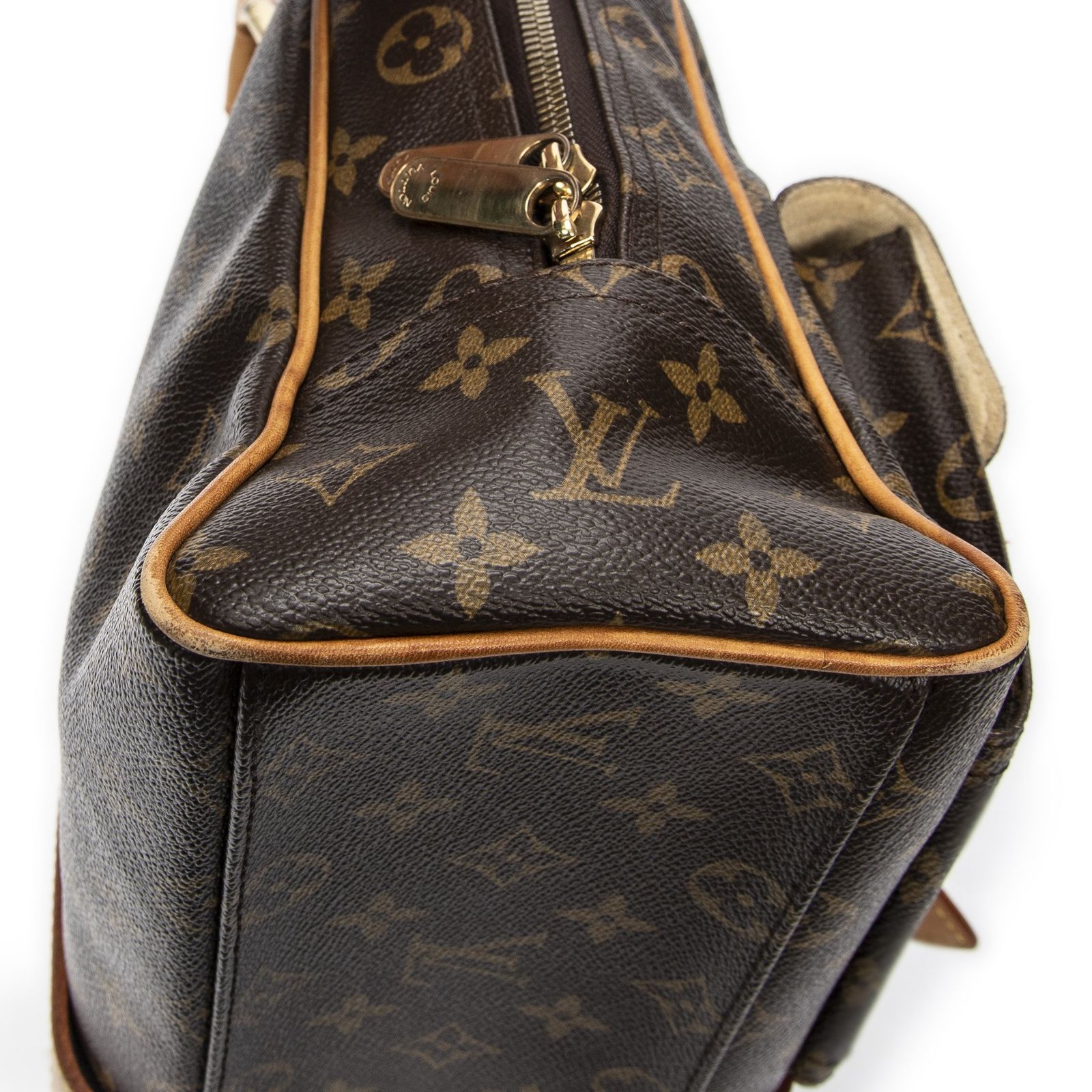 VUITTON ルイヴィトンマンハッタン茶色モノグラムキャンバスAB