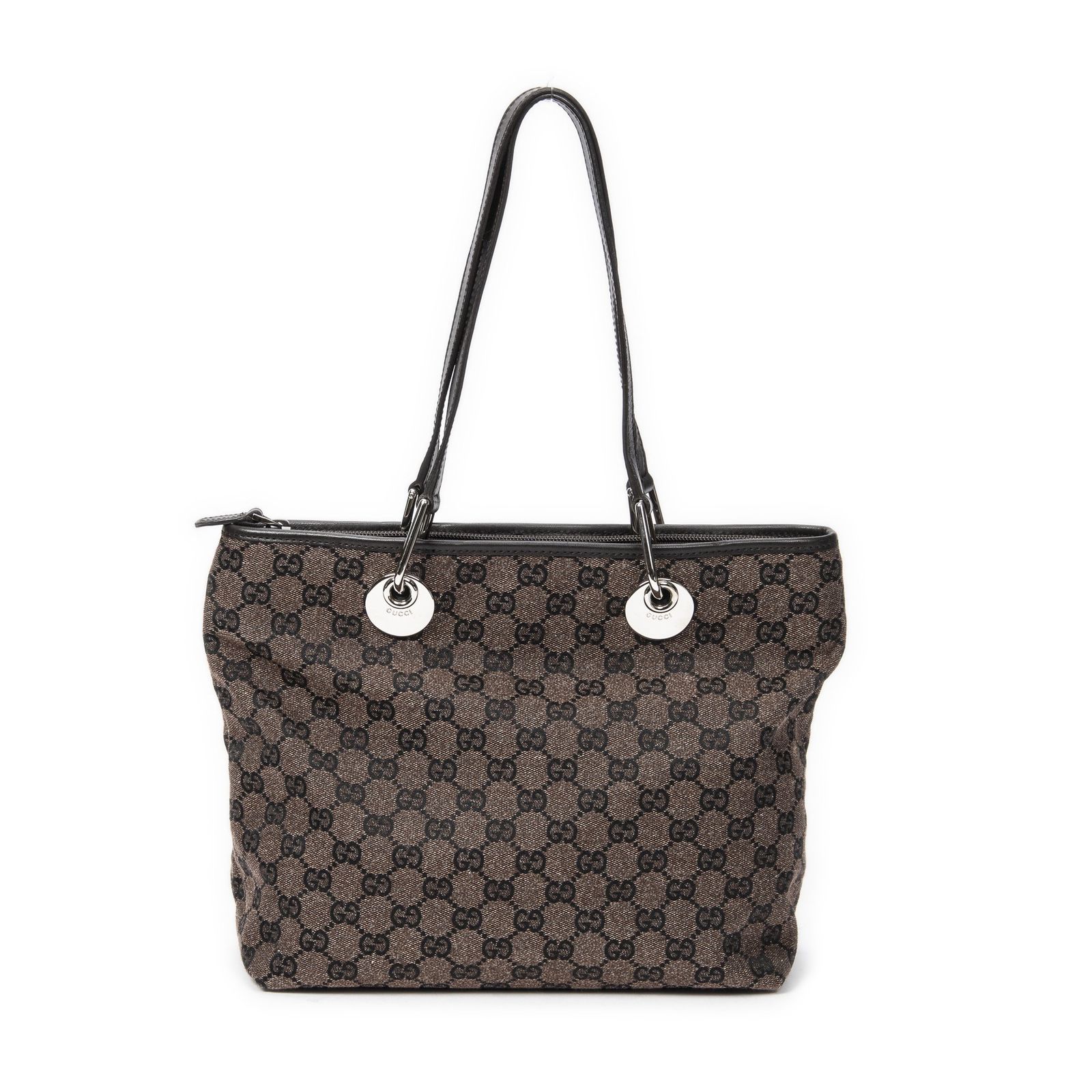 グッチエクリプス トート茶色GGキャンバスA