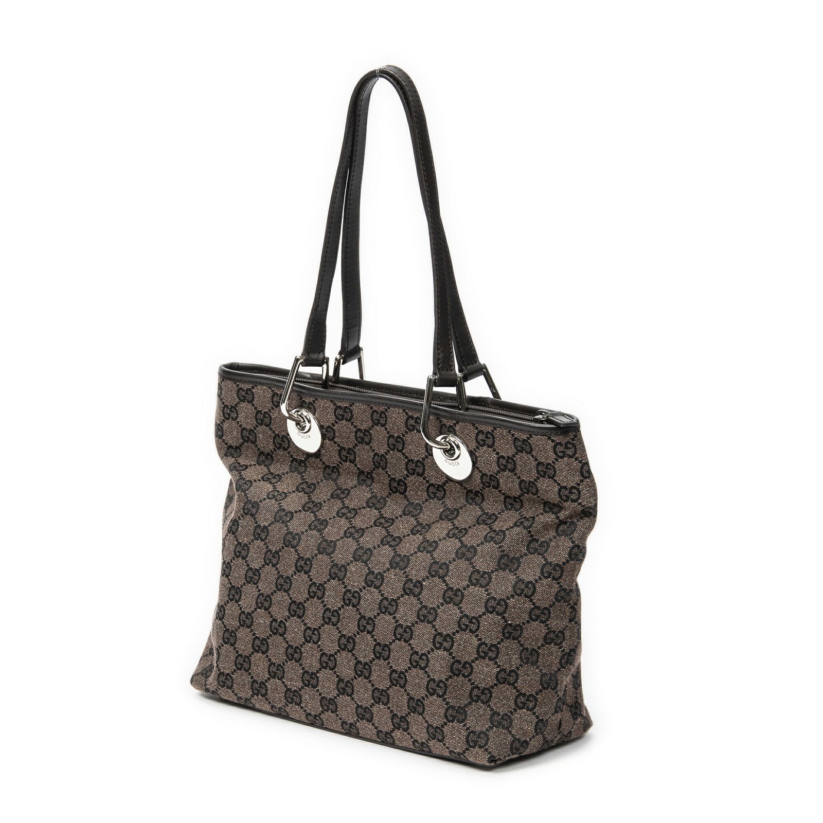 GUCCI グッチエクリプス トート茶色GGキャンバスA