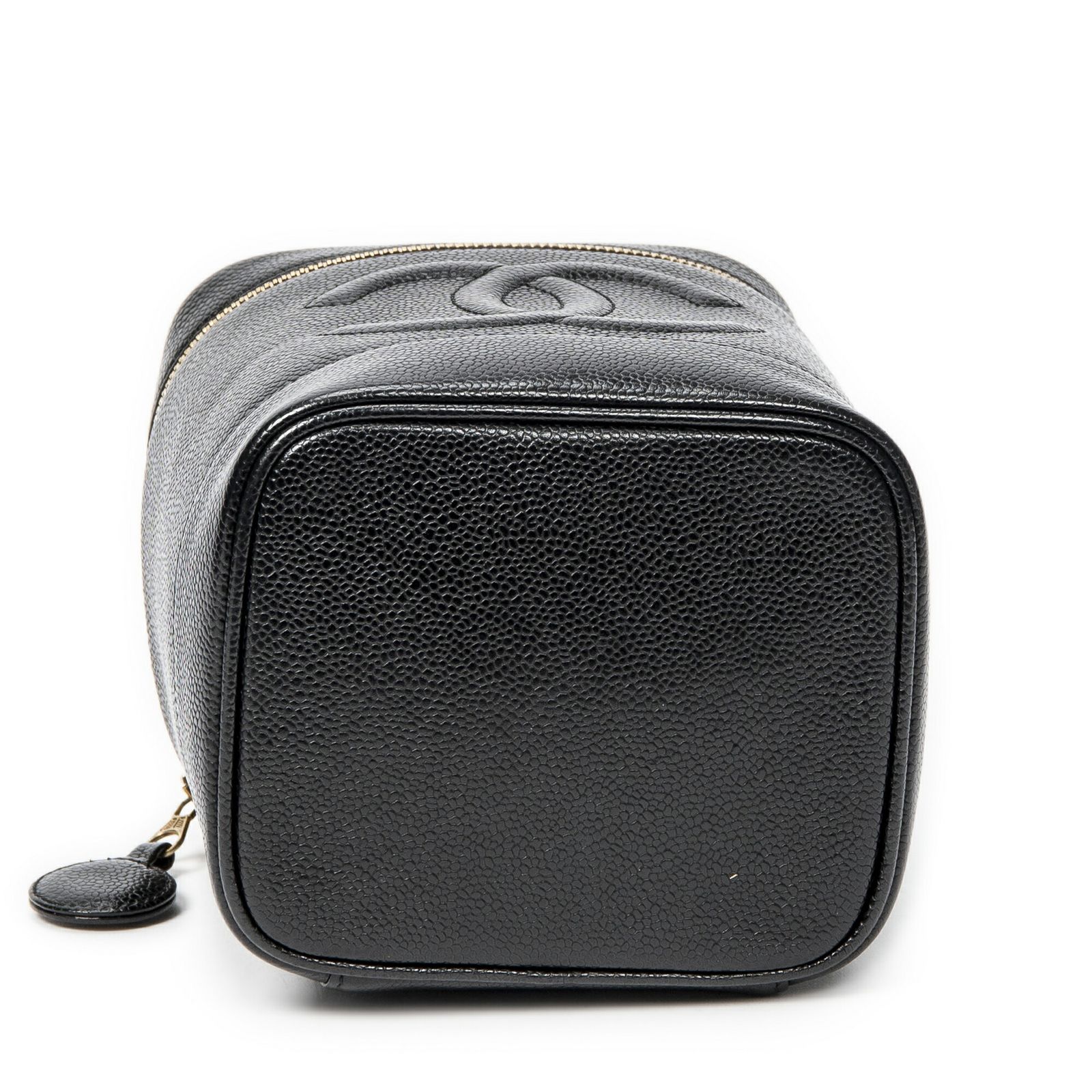 CHANEL シャネル黒キャビアレザーA