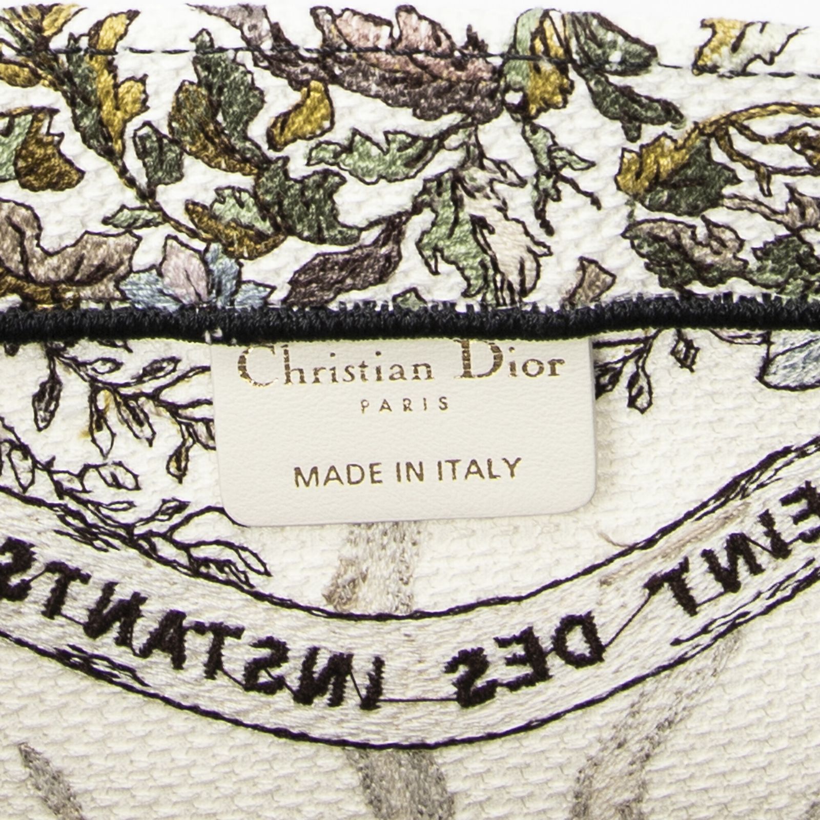 ディオール大ブックトートホワイト