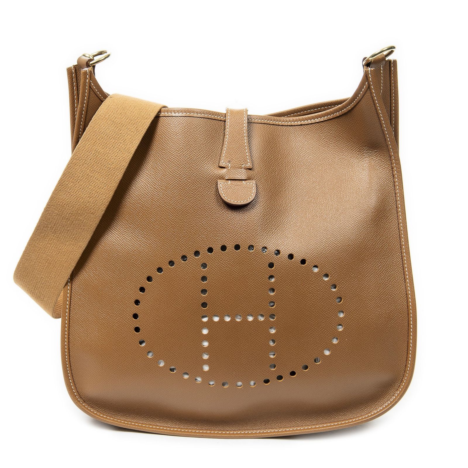 HERMES エルメスエヴリンI金クールシュベルレザーA