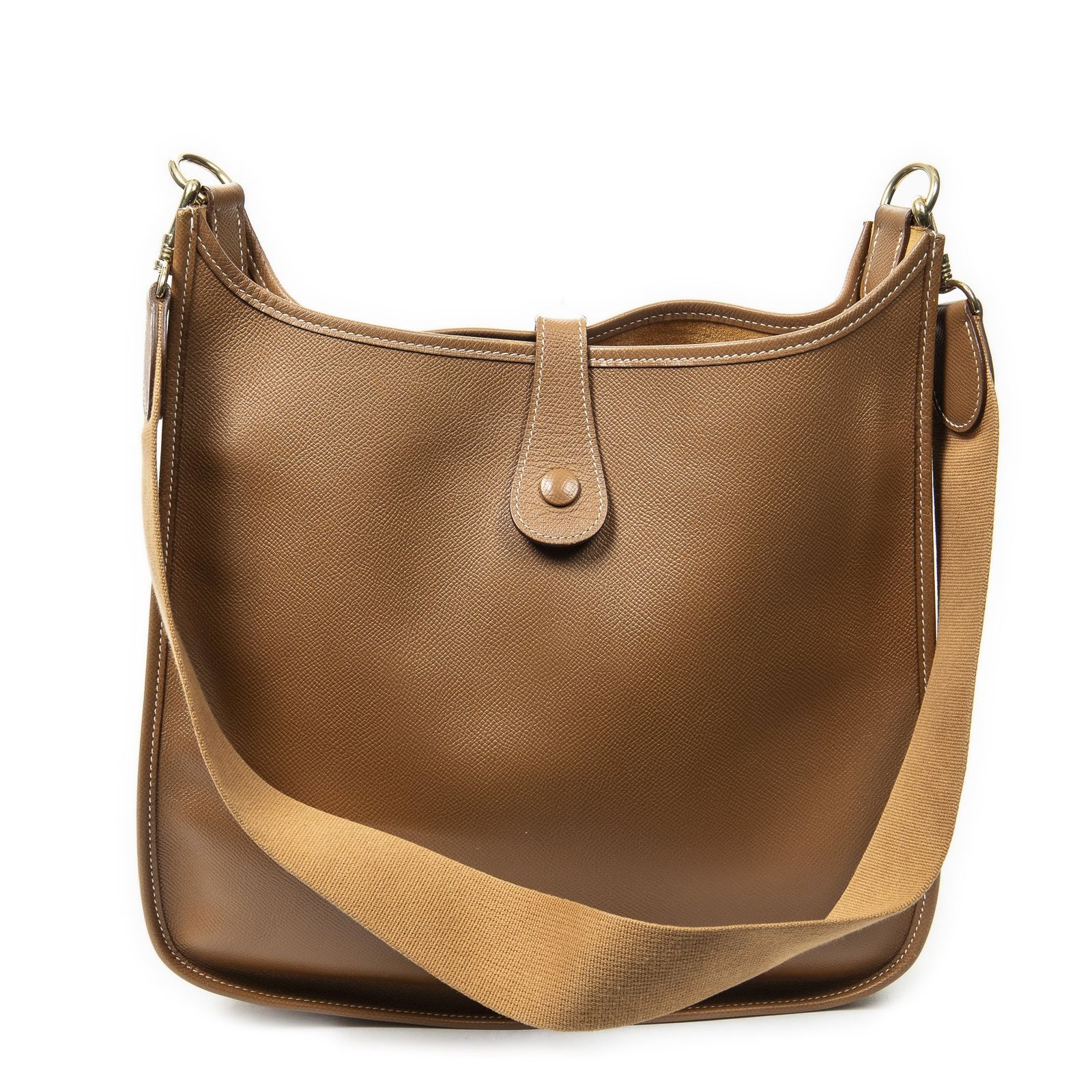  HERMES エルメスエヴリンI金クールシュベルレザーA メッセンジャーバッグ ショルダーバッグ