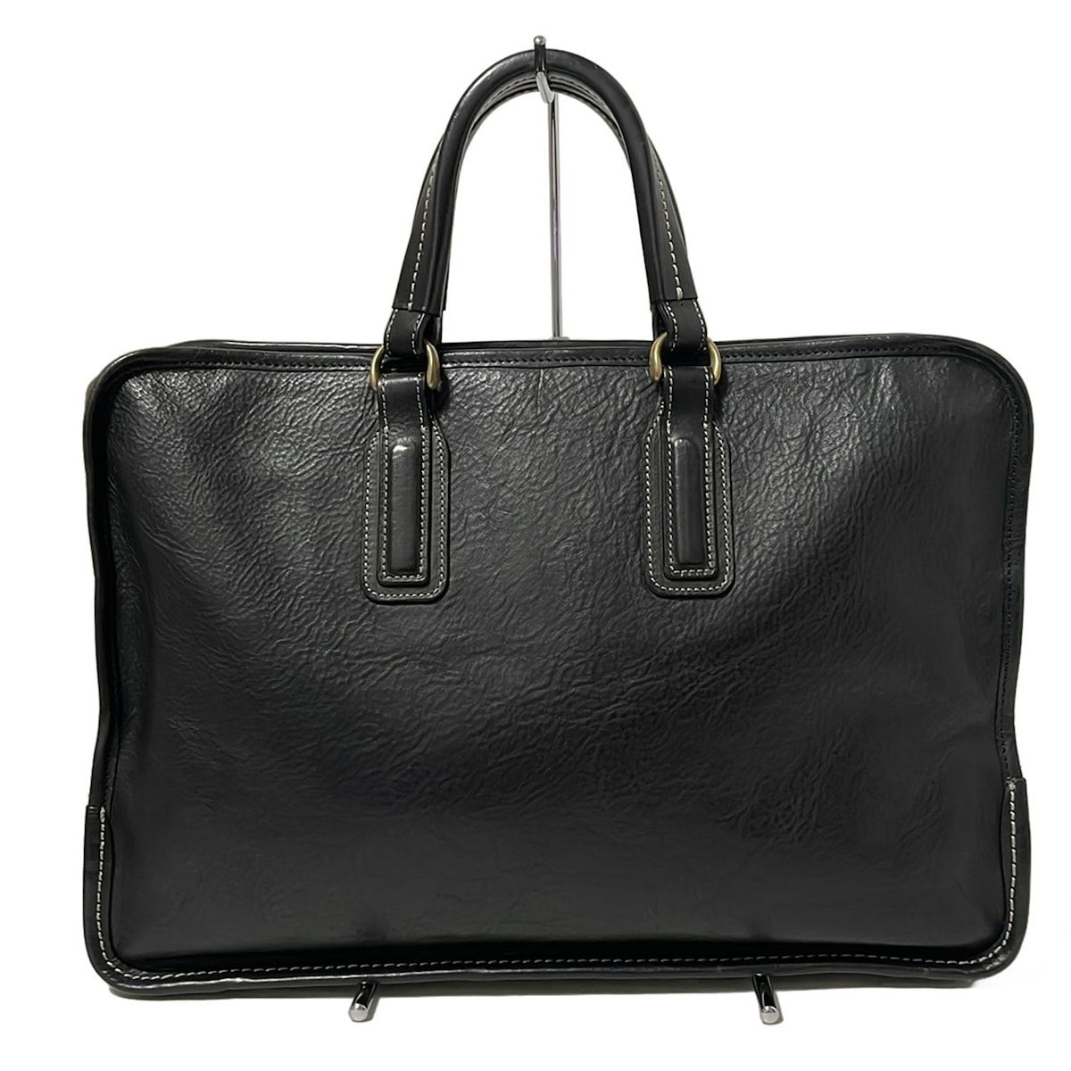 土屋鞄製造所 ツチヤカバンセイゾウショ ビジネスバッグ 黒 本体ロックなし レザー