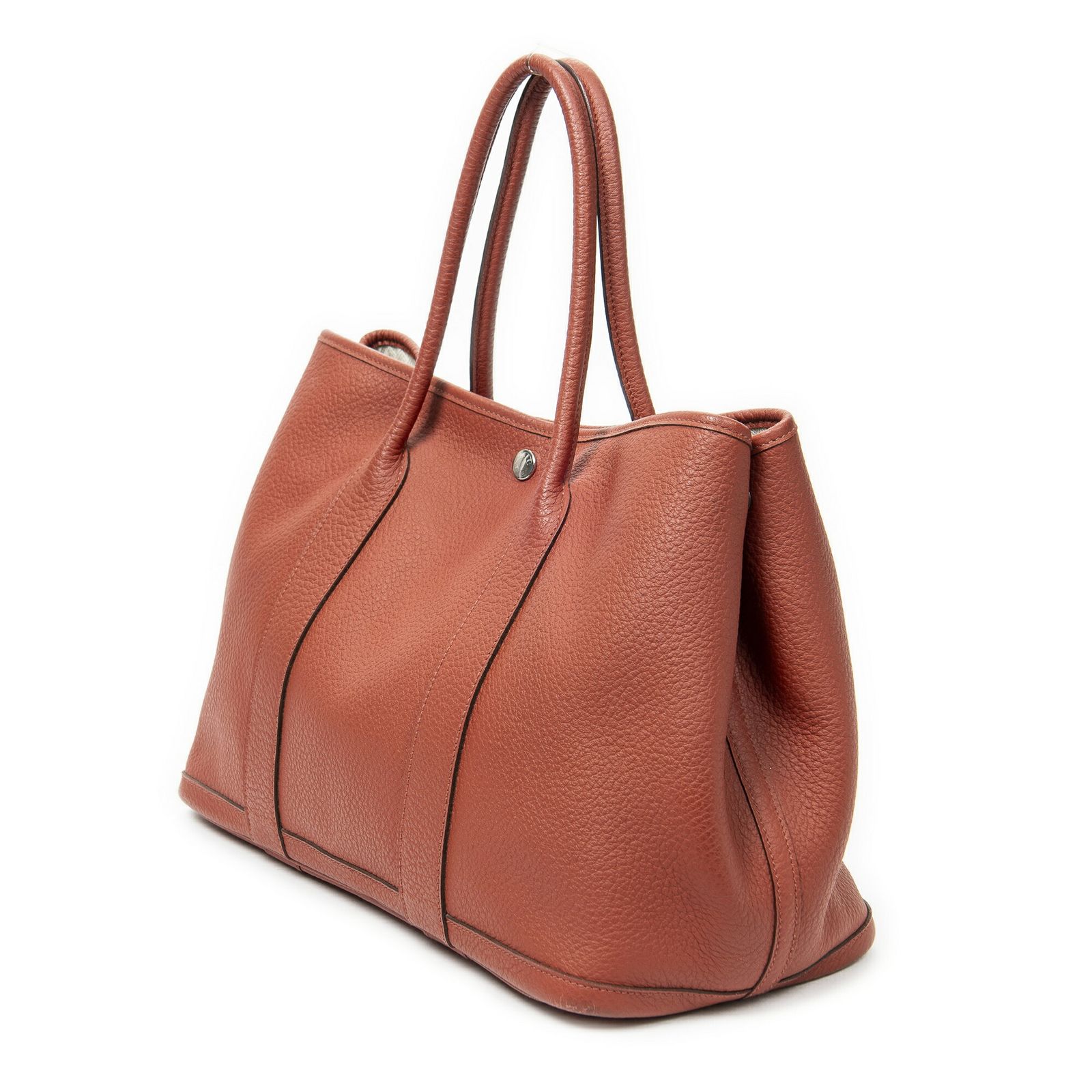 HERMES エルメスガーデンパーティールージュ デュシェスネゴンダレザーA