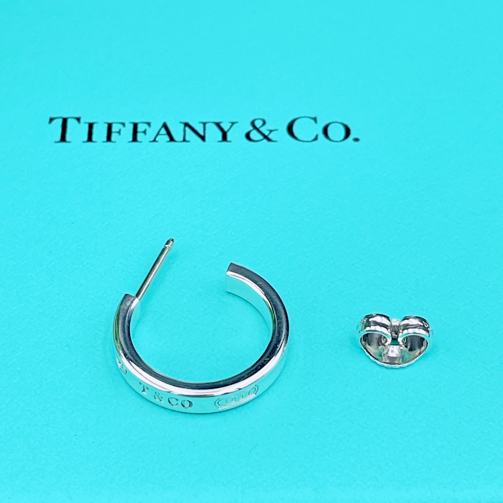 ◇ティファニー◇新品仕上済 Tiffany&Co. 1837 ナロー ピアス スモール