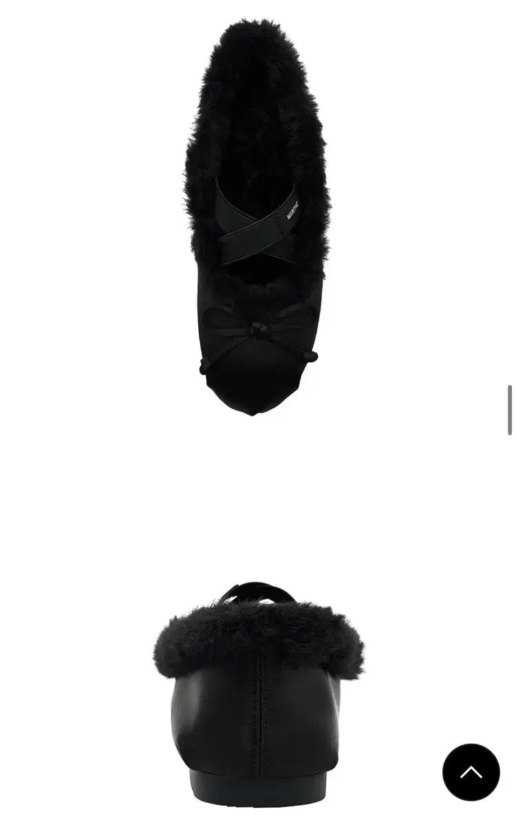  マリテフランソワジルボー クロス ISTJ VENDING MACHINE Ver. ファー フラット シューズ ブラック フラットシューズ バレエシューズ パンプス