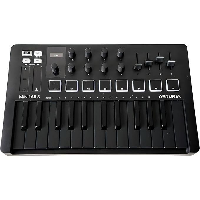 Arturia MiniLab 3 DB DEEP BLACK Controller Keyboard アートリア ミニラボ キーボード