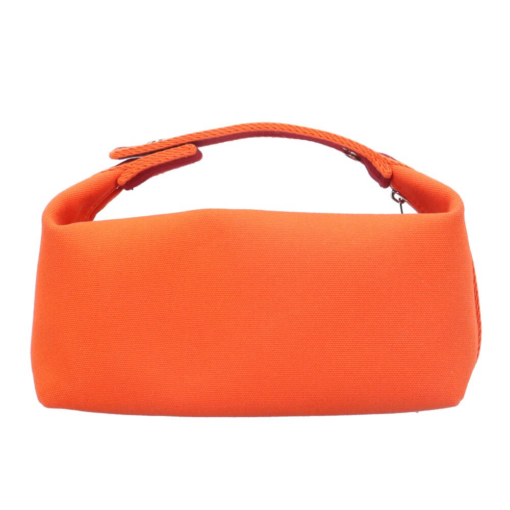 エルメス ブリッド・ア・ブラックPM ポーチ コットンキャンバス  