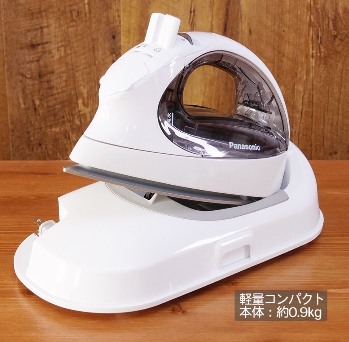 パナソニック コードレススチームアイロン グレー NI-CL313-H