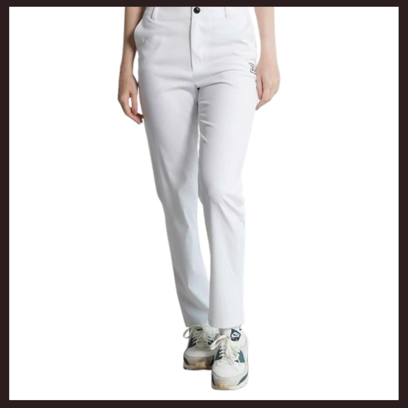 DEVEREUX GOLF デヴァローゴルフ Drop Kick ロングパンツ M ホワイト