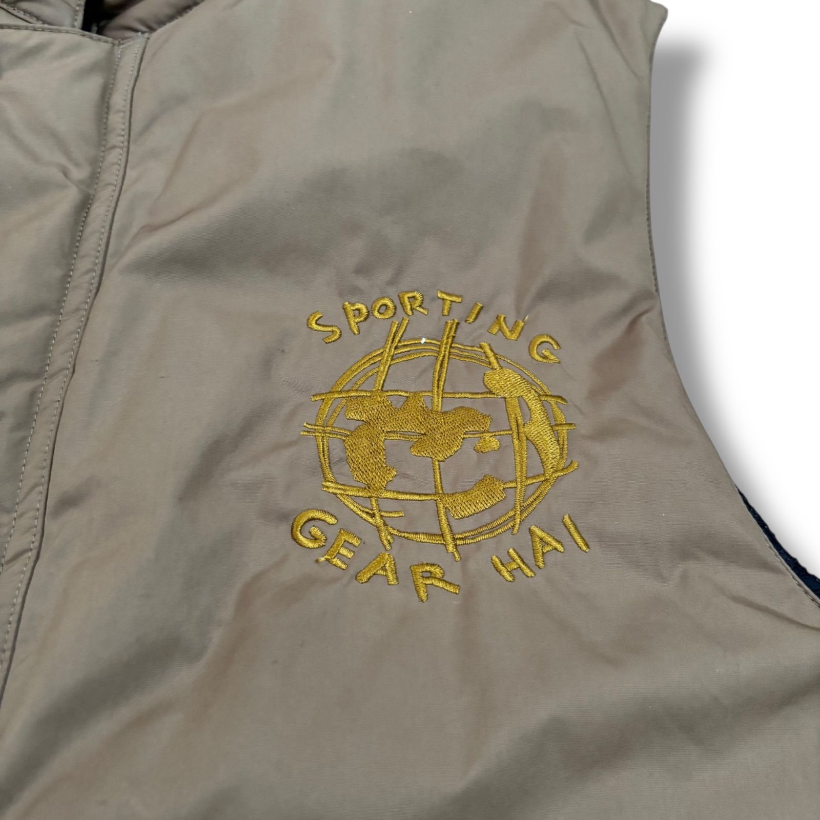  HAI GEAR 80年代 リバーシブルベスト M ベスト ジレ ベスト ジレ ビスチェ