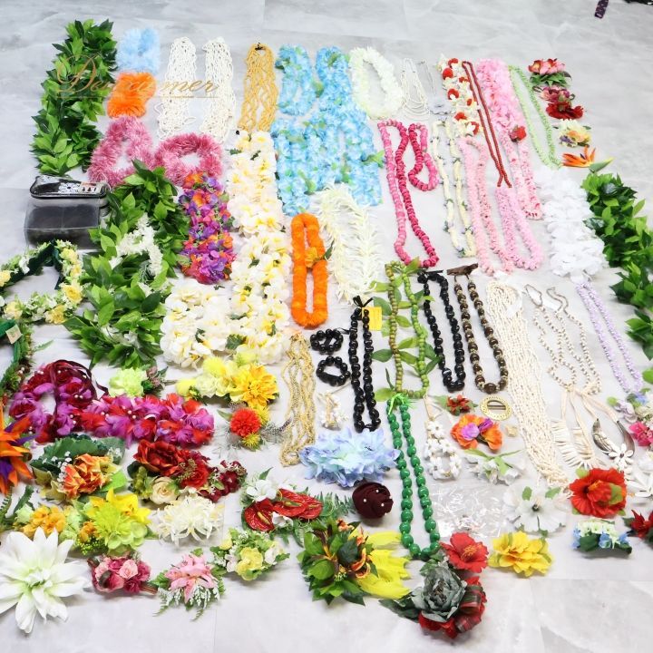 フラダンス 小物 小道具 まとめ売り 全100点以上 セット カラフル