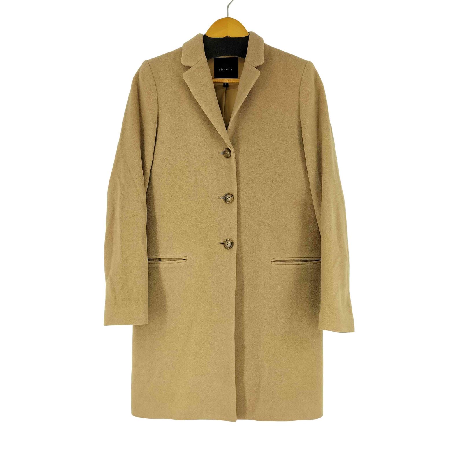 セオリー theory カシミア チェスターコート レディース import S