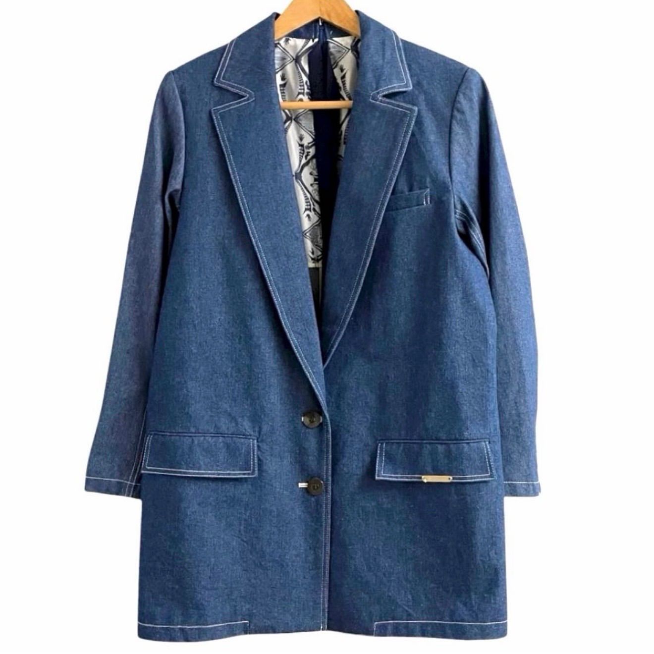 JANTJE_ONTEMBAAR ヤンチェオンテンバール FUMIE TANAKA デニム ロング ジャケット 2