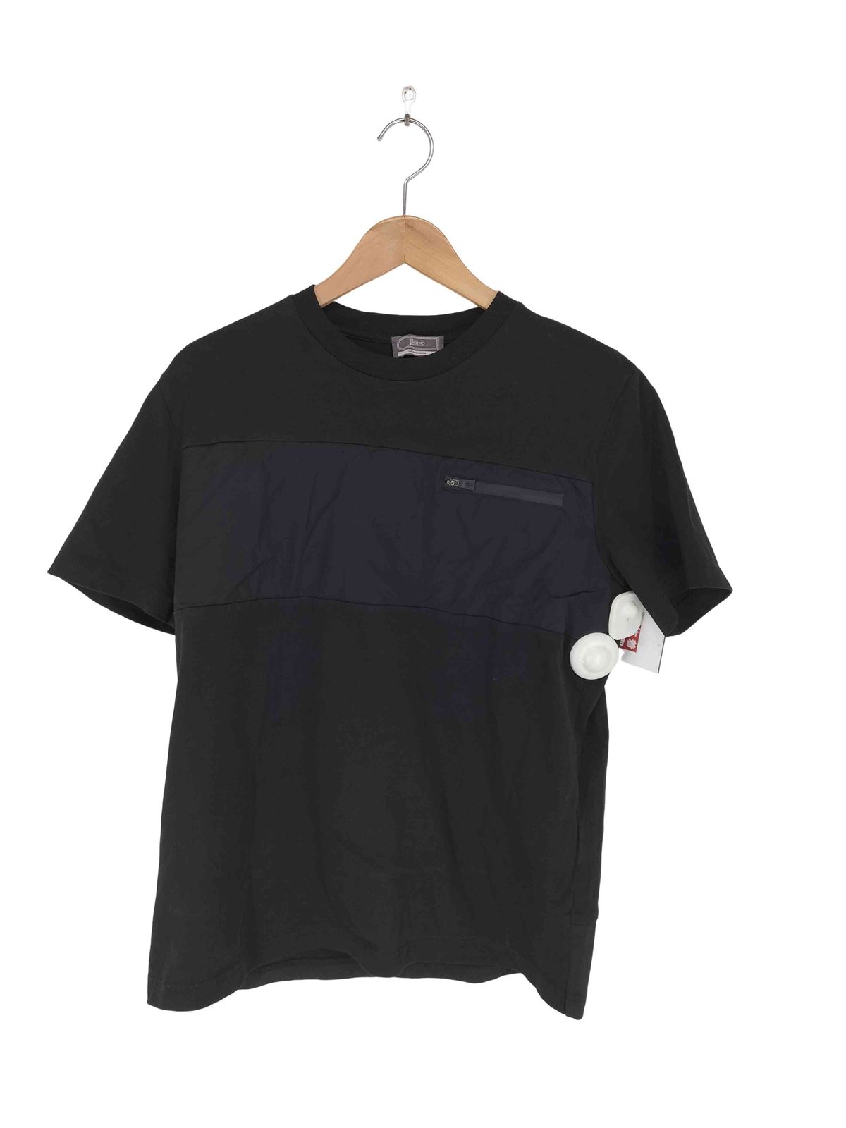 Herno(ヘルノ) COMPACT JERSEY AND NYLON MAESTRO SWEATSHIRT ハイブリッドカットソー Tシャツ メンズ  48【中古】【ブランド古着バズストア】 ヘルノ Herno COMPACT JERSEY AND NYLON MAESTRO SWEATSHIRT