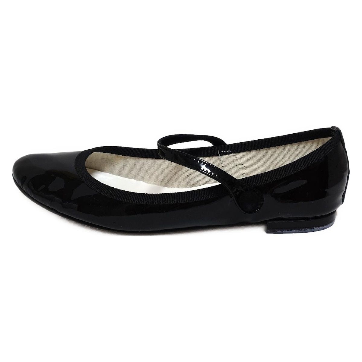 repetto レペット フラットシューズ 37 1 2 レディース 黒 レザー