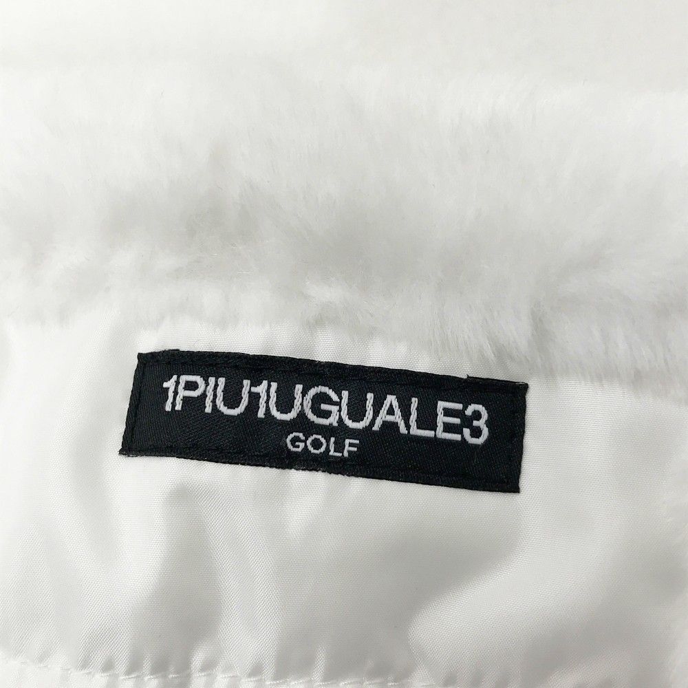 1PIU1UGUALE3 GOLF GSG006 ネックウォーマー ファー ホワイト系 人気 F