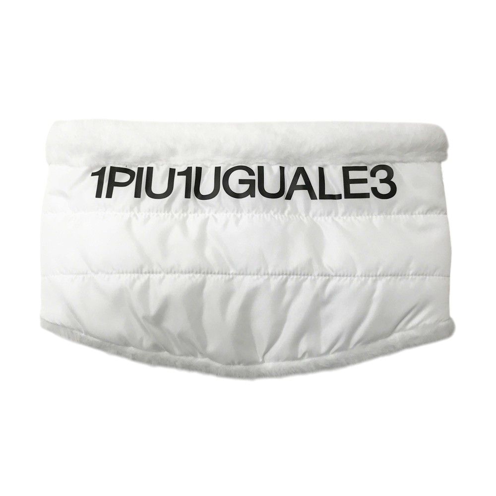 1PIU1UGUALE3 GOLF GSG006 ネックウォーマー ファー ホワイト系 F 240101539036 ゴルフウェア ストスト