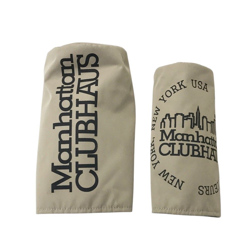 CLUBHAUS クラブハウス ×Manhattan Portage ヘッドカバー 2点セット ベージュ系 FW UT 240101556257 ゴルフウェア ストスト