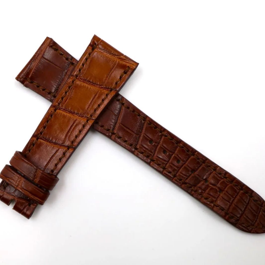 21mm-16mm パテックフィリップ クロコダイル 腕時計革ベルト