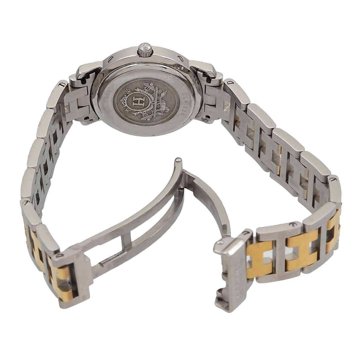 エルメス HERMES クリッパー コンビ CL4 220 ヴィンテージ レディース