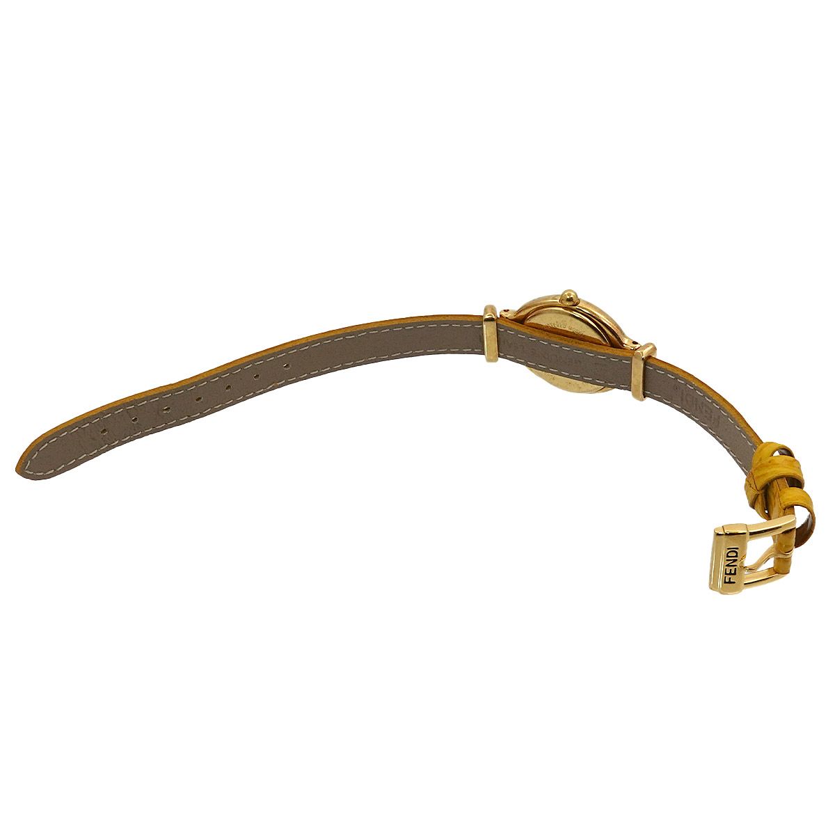  フェンディ FENDI チェンジベルト 640 L ヴィンテージ レディース 腕時計 シルバー クォーツ ウォッチ Change belt 腕時計(クォーツ) 腕時計(アナログ)