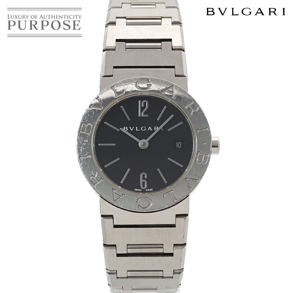 ブルガリ BVLGARI ブルガリブルガリ BB26SS レディース 腕時計 ブラック クォーツ ウォッチ BVLGARIBVLGARI 90301393