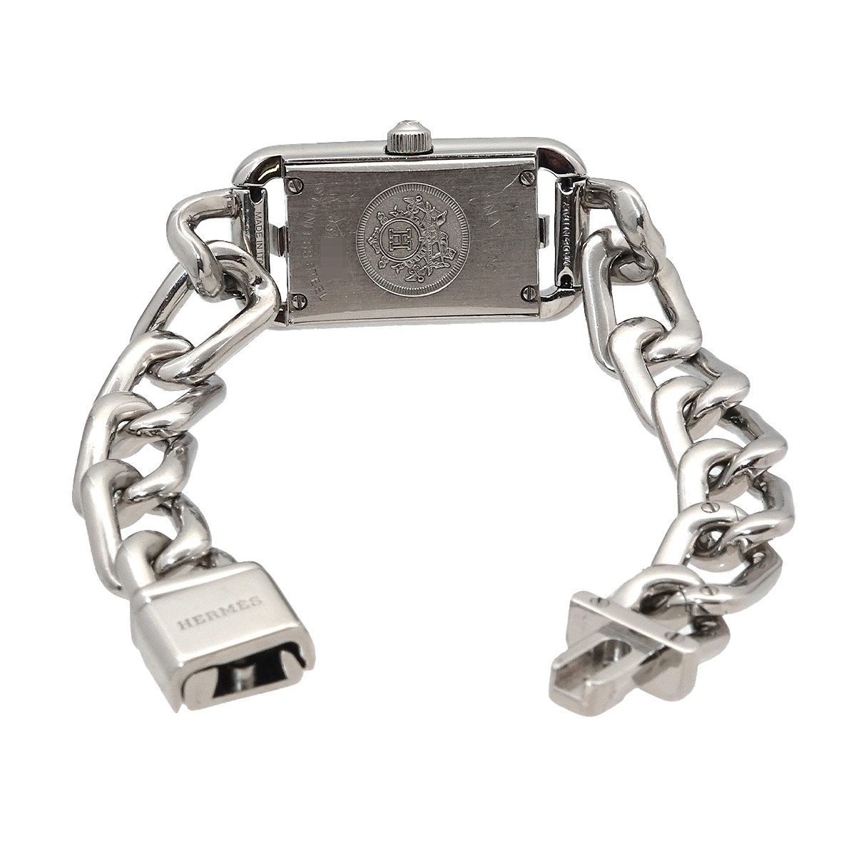  エルメス HERMES ナンタケット NA 2 110 レディース 腕時計 シルバー クォーツ ウォッチ Nantucket 腕時計(クォーツ) 腕時計(アナログ)