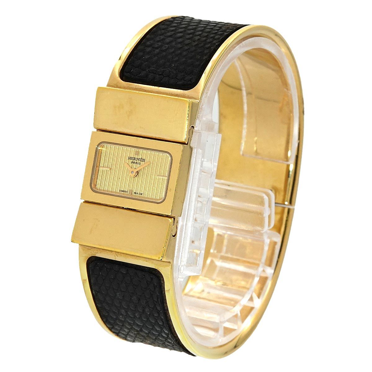 エルメス HERMES ロケ LO1 201 バングル ウォッチ ヴィンテージ