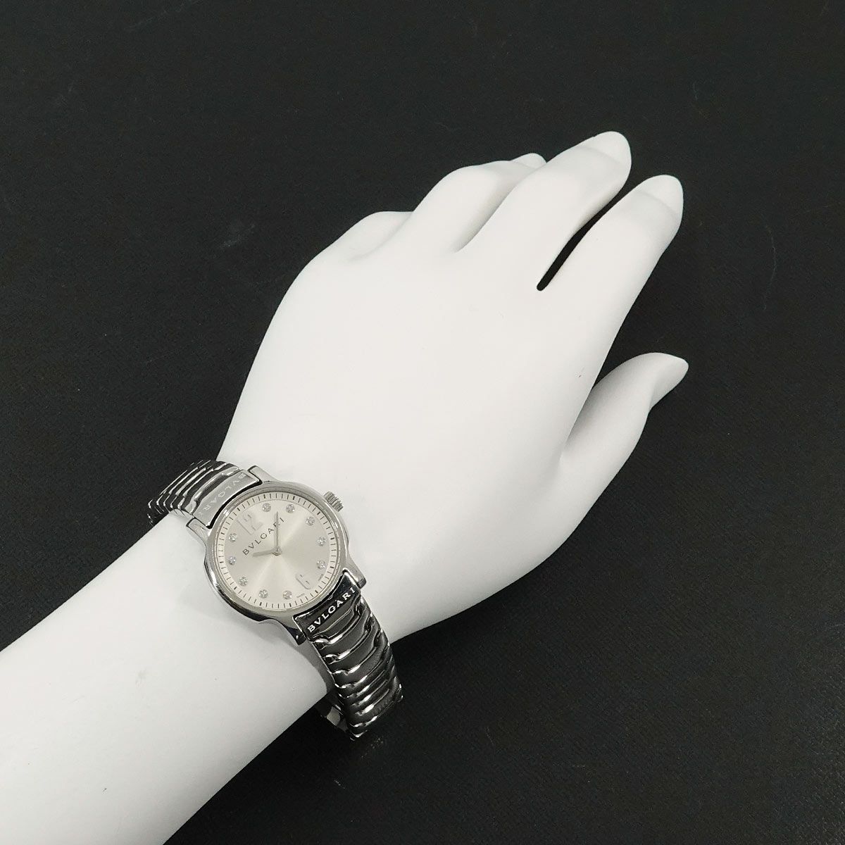 ブルガリ BVLGARI ソロテンポ ST29S レディース 腕時計 デイト 10P