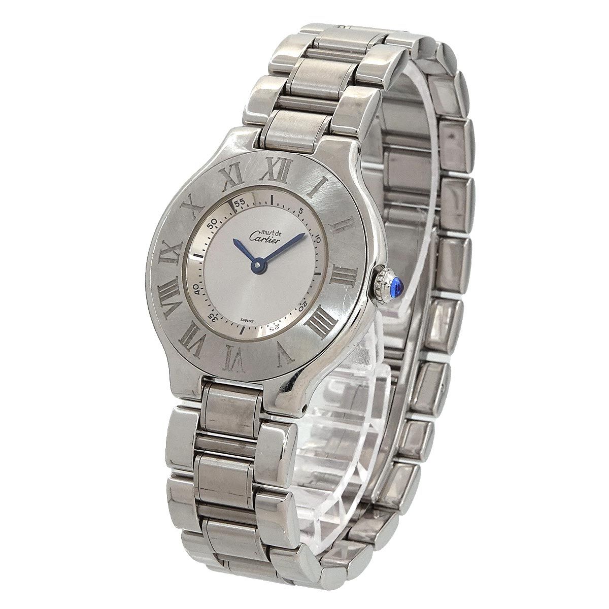カルティエ Cartier マスト21 ヴァンティアン ボーイズ 腕時計 シルバー クォーツ ウォッチ