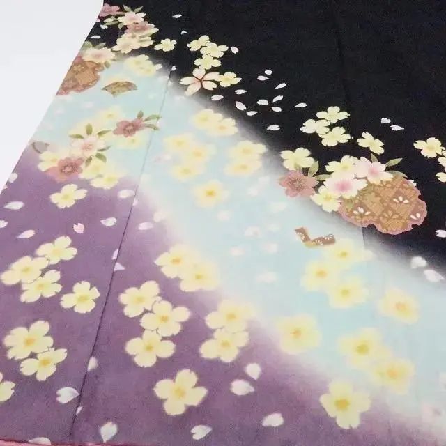 百華❀Y2476◇金駒刺繡 高級手縫い仕立て 成人式 トールサイズ 正絹