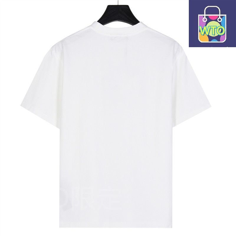 今日 Alexander Wang アレクサンダーワン 発泡麻雀柄半袖Tシャツシリーズ 柔らかく薄手素材アウター トップス