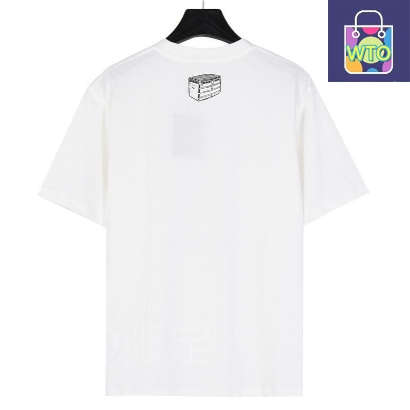 今日 Louis Vuitton ルイヴィトン ハンマーツール柄半袖Tシャツシリーズ 柔らかく薄手素材アウター トップス