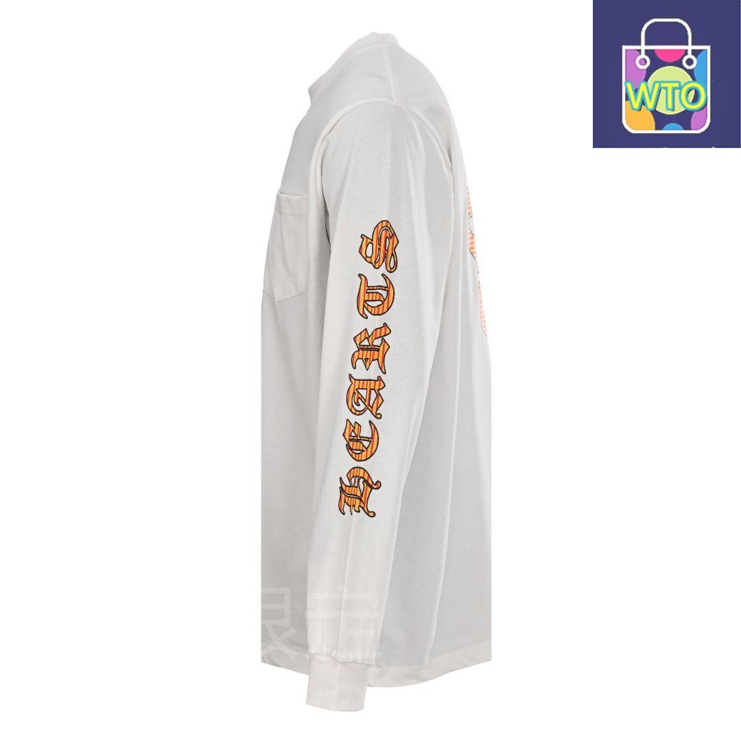 今日 Chrome Hearts クロムハーツ マイアミコラボプリント長袖Tシャツシリーズ 280 g双糸純綿素材アウター トップス