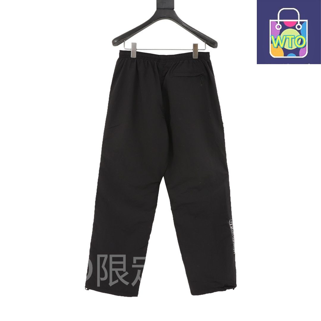 今日 Supreme スプリーム イングリッシュトラックパンツシリーズ インポート機械刺繍ロゴ 網目布裏地アウター トップス